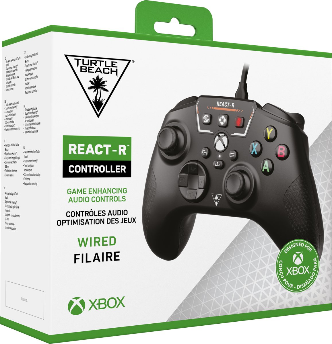 Manette XBOX TURTLE BEACH REACT-R vert - Super U, Hyper U, U Express 