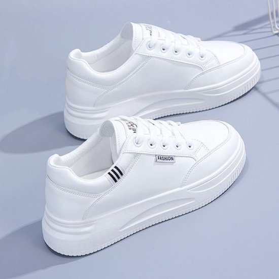 Sneakers Schoenmaat Dames Sneakers Dames Sneakers Wit Maat-37 Bol