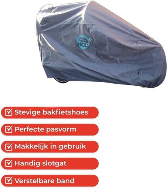 CUHOC Topkwaliteit Diamond Bakfietshoes Voor Kleinere / Elektrische Bakfiets (met huif) van CUHOC — afbeelding 2