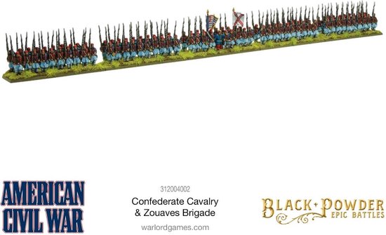 Thumbnail van een extra afbeelding van het spel Epic Battles: ACW Confederate Cavalry & Zouaves Brigade