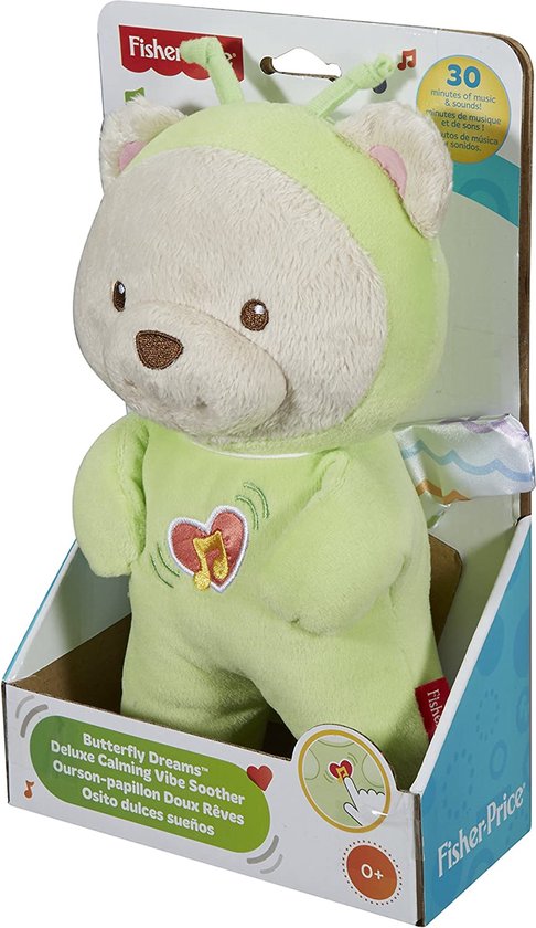 Orsetto Vibrante Fisher-Price - Peluche Con Musica E Suoni Rilassanti Per Neonati - Foto 6
