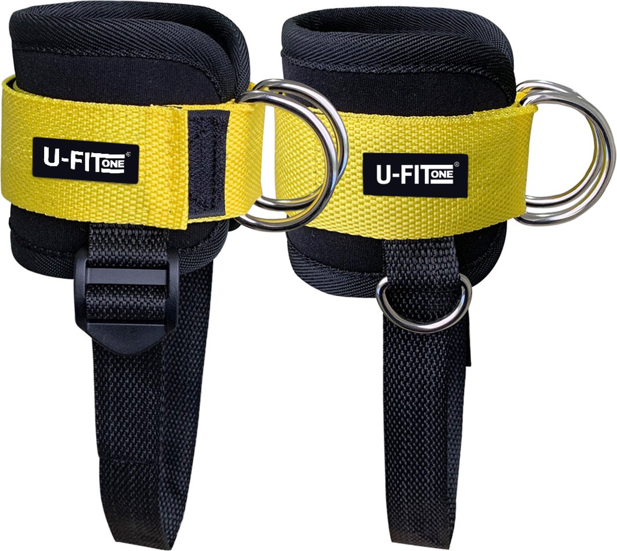 U Fit One 2 Stuks Ankle Strap Fitness - Enkelband - Ankle Cuff Strap - Enkel straps - Gewichten - Billen trainer - Billen lift - Heup trainer