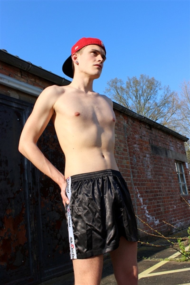 Sk8erboy glanzende boxershort - zwart xl