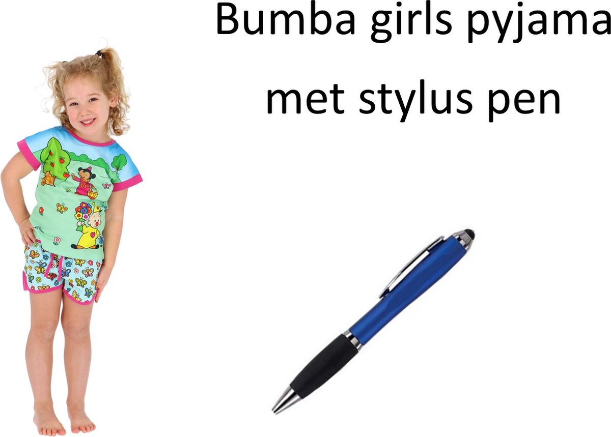 Bumba short pyjama - shortama - butterfly girls. Maat 98/104 cm - 3/4 jaar + Stylus Pen.