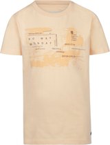 No Way Monday-Boys T-shirt ss- Faded peach - Maat 110