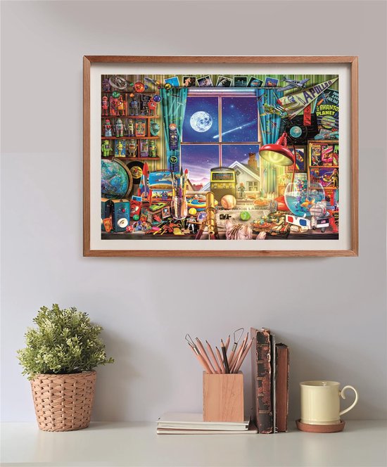 Clementoni - Puzzle 500 pièces de haute qualité Collection To The Moon, puzzle pour Adultes et Enfants, 14-99 ans, 35148