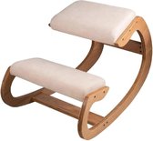 Chaise à genoux - Chaise à genoux Ergonomique - Chaise à bascule - Chaise de bureau ergonomique - Posture du corps - Bois