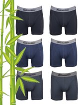 Lot de 6 caleçons homme Gionettic Bamboe assortis - taille XXL