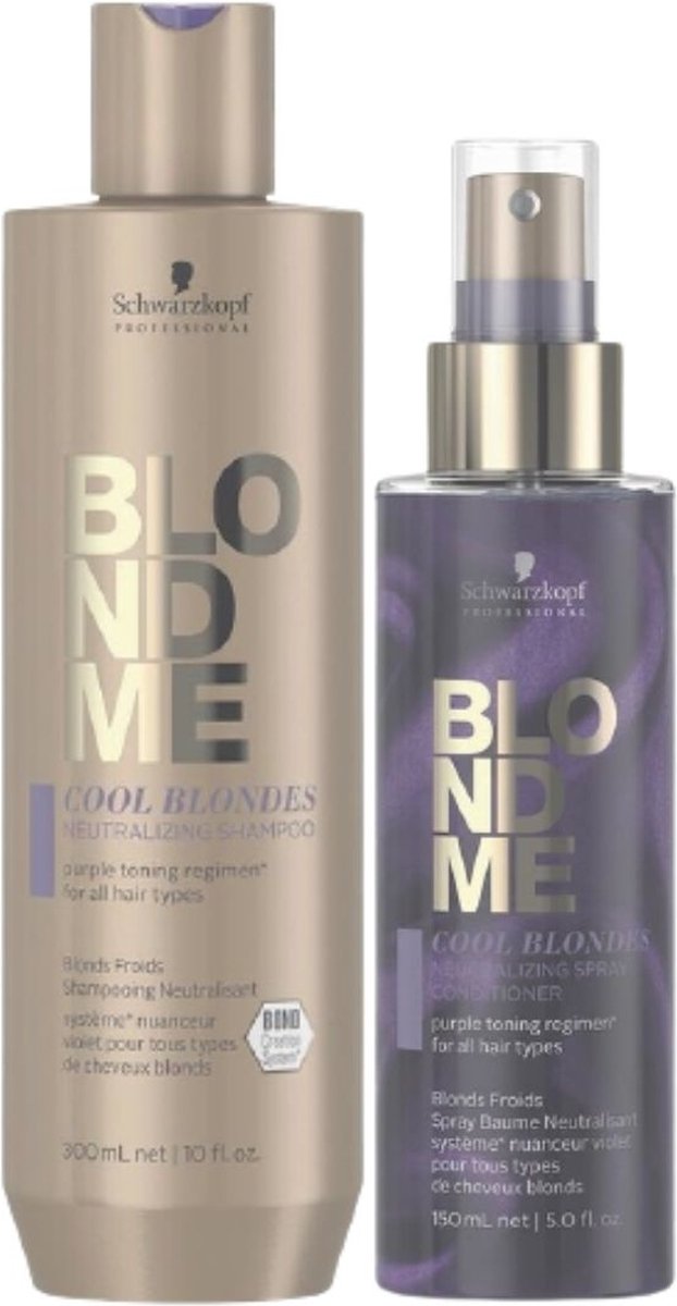 Schwarzkopf - Blond Me Purple Toning Set - 300+150ml