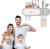 Joybos-Tandenborstelhouders - Elektrische tandenborstels - Opbergbox - Automatische tandpasta dispenser - incl 2 mondspoelbekers -