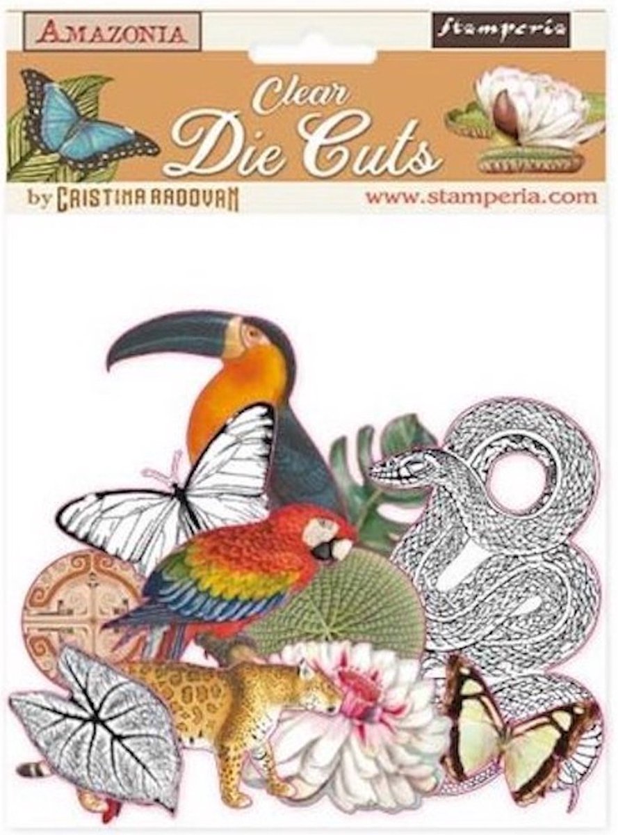 Stamperia - Amazonia Clear Die Cuts (DFLDCP03)