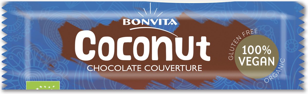 Goedkoopste 24x Bonvita Reep Melk Kokos Bio 40 gr