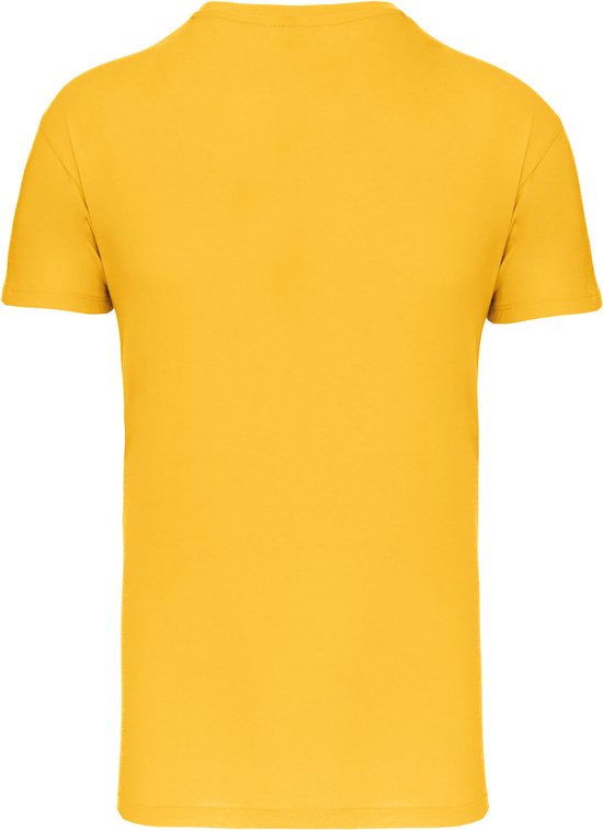 Geel T-shirt met ronde hals merk Kariban maat L