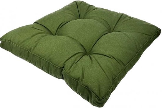 Foto: Madison florance loungekussen 80x80cm donkergroen