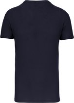 Donkerblauw T-shirt met ronde hals merk Kariban maat 5XL