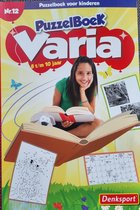 Denksport Nr 12 Varia 8 t/m 10 jaar puzzelboek, Puzzelboek voor kinderen