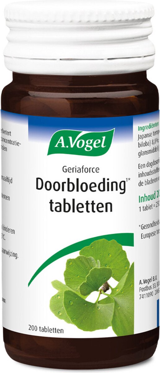 A.Vogel Geriaforce Doorbloeding - 2 x 200 tabletten - Voordeelverpakking
