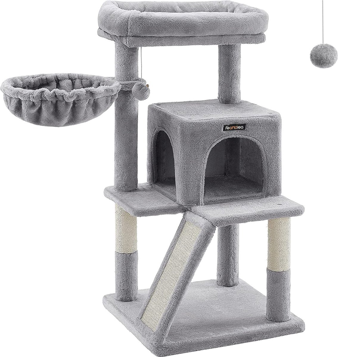 kattenkrabpaal / grote klimboom - speelhuis voor katten / playhouse for cats
