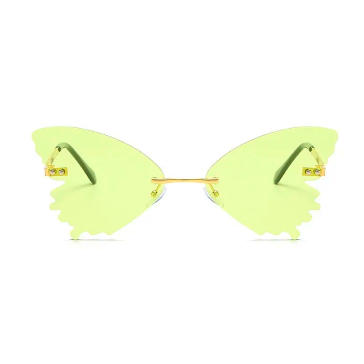 Vlinder zonnebril – 6 kleuren – Retro zonnebril / Festival bril / carnaval bril / accessoires / feest bril / gekke bril / verkleed bril