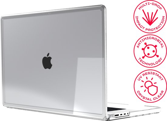 Tech21 Evo Hardshell Case for MacBook Pro 16 2021 - Clear