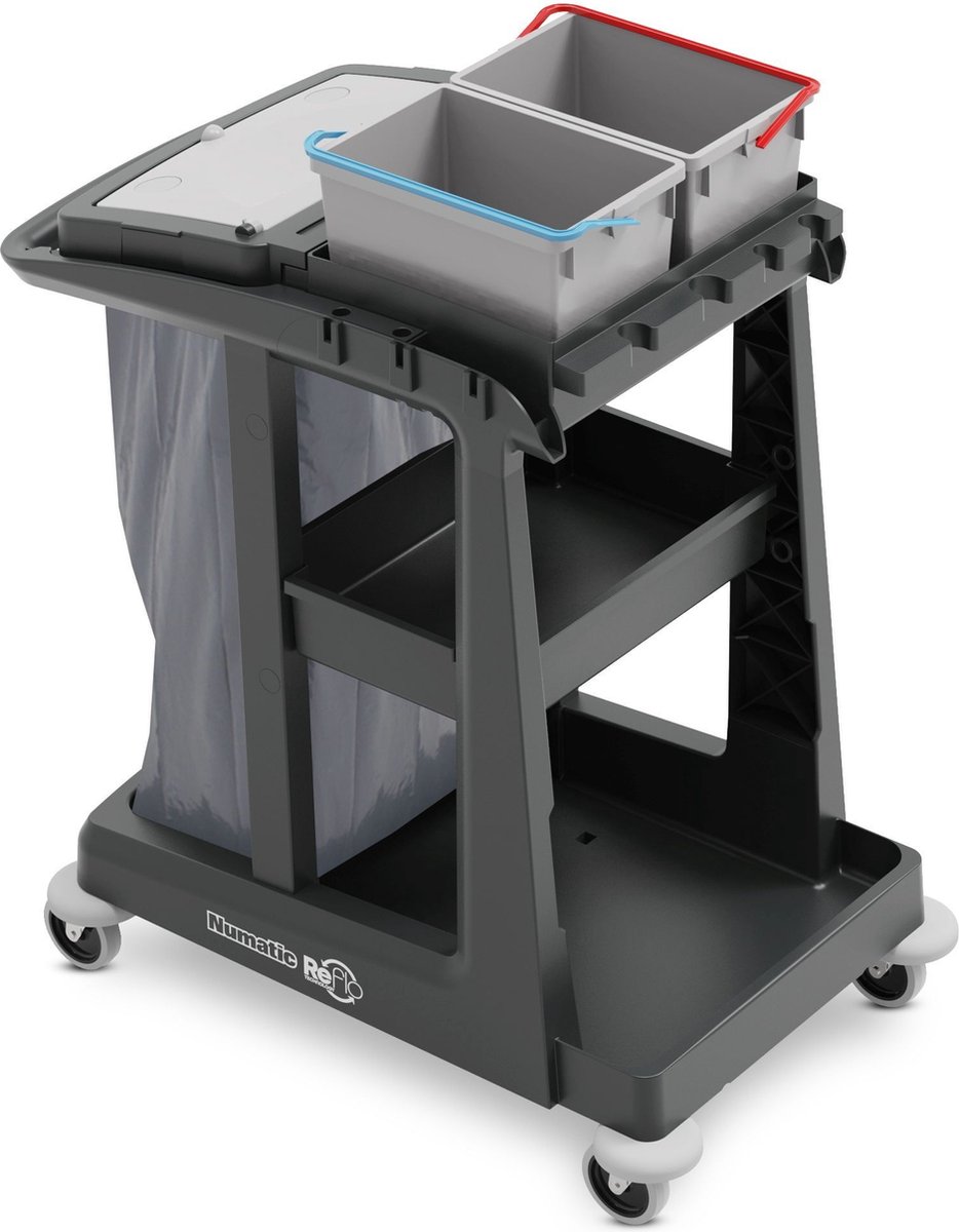 Numatic werkwagen ReFlo ECO-Matic EM1 - Zwart
