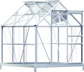 Gardebruk Aluminium Tuinkas 3,6m² - met Dakraam Schuifdeur - 190x190cm