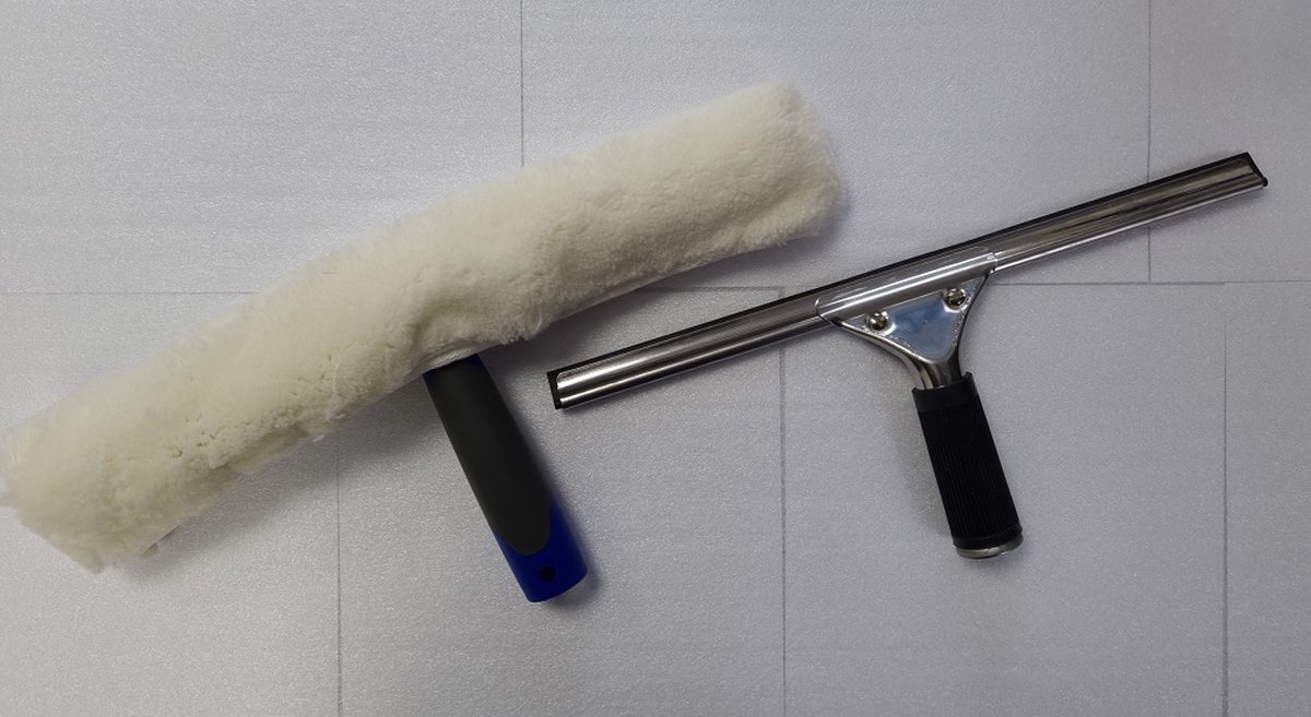 Goedkoopste Raamwisser met iwasser met hoes 45 cm