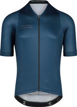 BIORACER Wielershirt heren korte mouw - Model Icon Metalix - Petrol Blauw - Maat S - Fietskleding voor Wielrennen