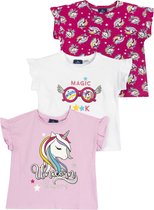 Chicco - Baby - Set van 3 Meisje T-shirt - Maat 104