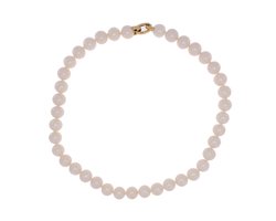 Parel ketting – parels - zoetwaterparel 11-12 MM - collier lengte 43 cm – 18 karaat roségoud – sale juwelier Verlinden St. Hubert van €1995,= voor €1395,=