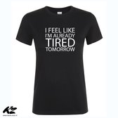 Klere-Zooi - Tired Tomorrow - Dames T-Shirt - L