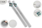 Anti-slipmat wit 50 x 150 - 2 stuks in de verpakking - Voor keuken en diversen - Keukenlade beschermer of ondertapijt beschermer - Mat voor bescherming - Antislip kast - Anti slip mat - Lade bescherming - Badkamer