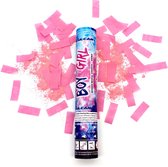 Gender Reveal Rookkanon Roze Meisje - Confetti Kanon - Feest Shooter - Gender Reveal Party - Confetti & Rook