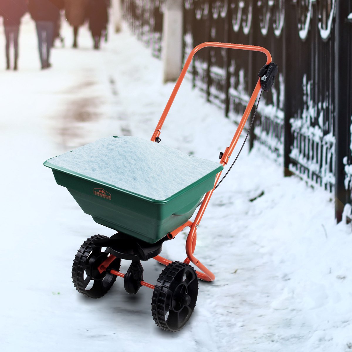 Wolf Garten Strooiwagen WE 330 – Voor graszaad, mest en zout – Mulder Retail B.V