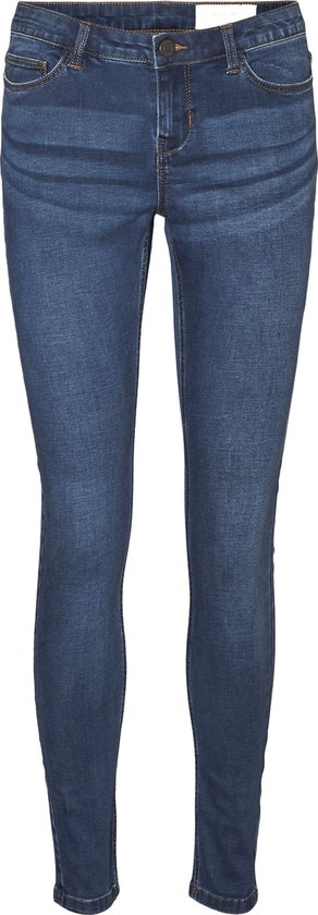 Noisy May Dames Jeans Broeken NMBILLIE skinny Fit Blauw 32W / 32L Volwassenen