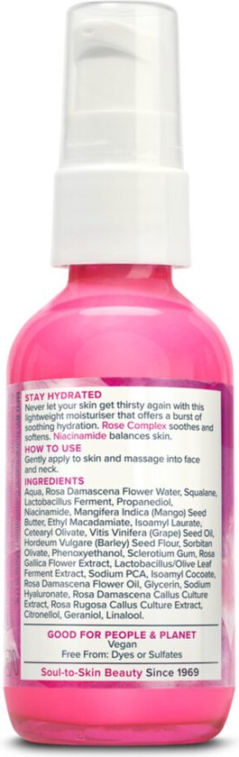Heritage Store Rosewater moisturiser 59ml