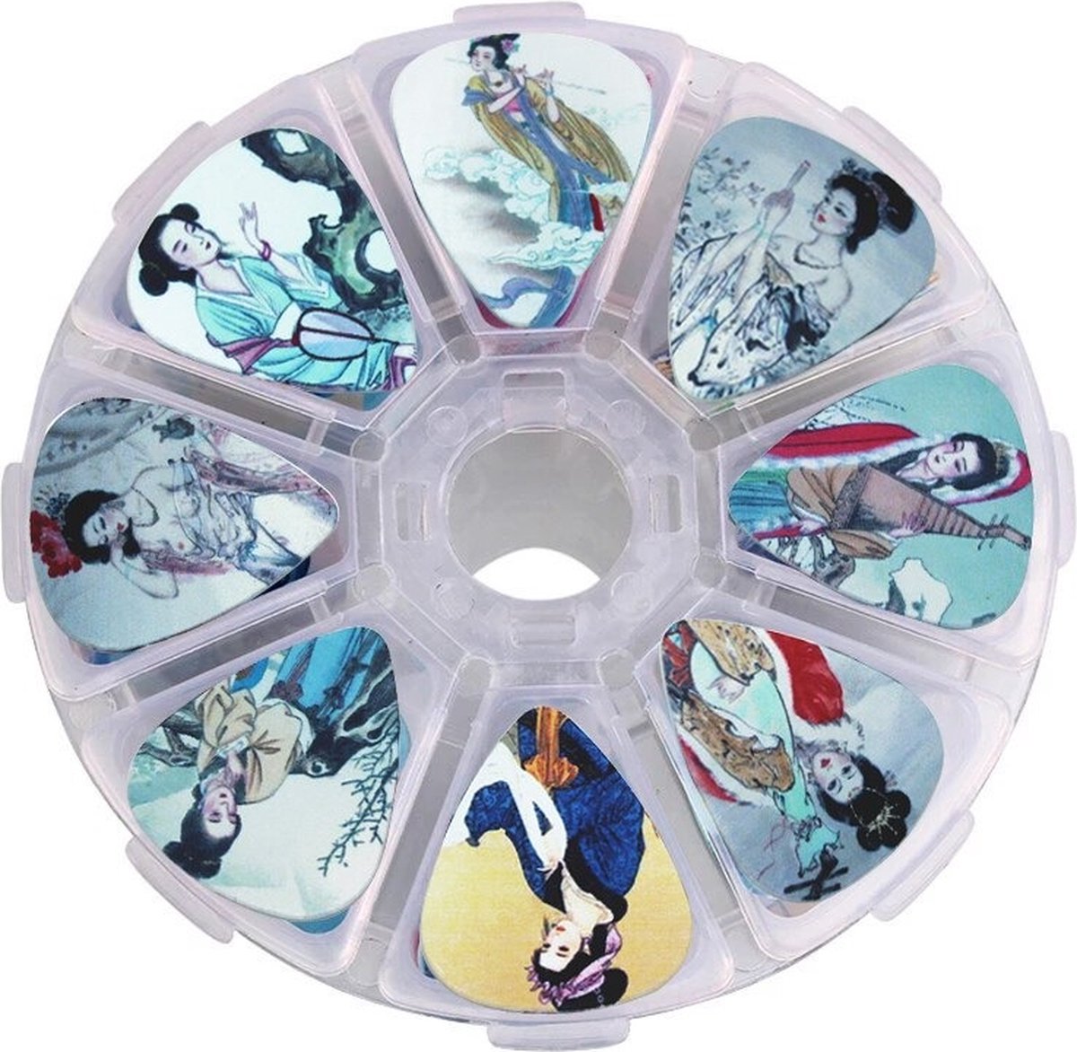 50 Stuks Plectrums – Japans – Diktes .46mm, .71mm, 1.0mm – Plectrum voor alle soorten Gitaren
