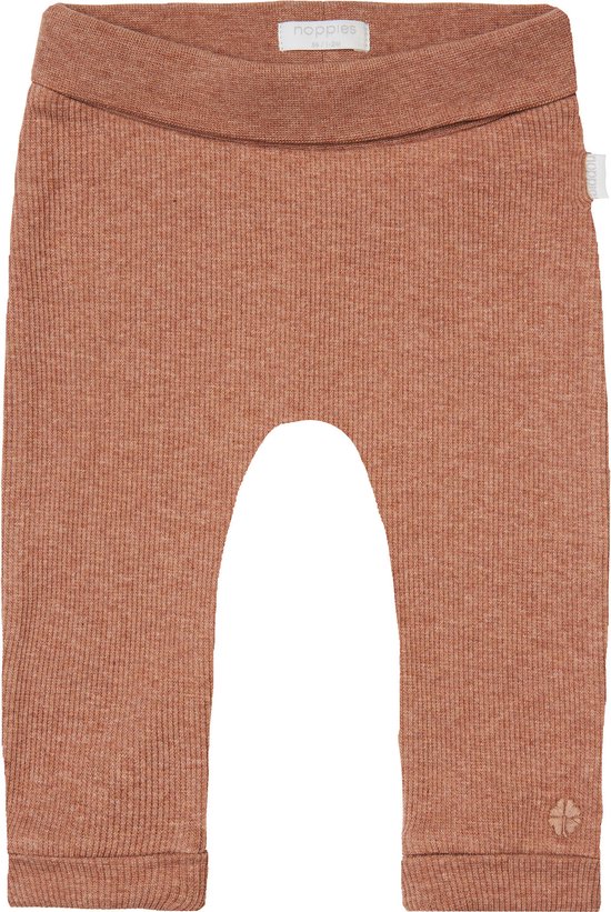 Pantaloni Bimba/Bimbo In Cotone Biologico Noppies - Modello Naura Coste, Colore Oatmeal, Taglia 6 Mesi - 5