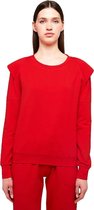 WB Comfy Dames Sweatshirt Lange Mouw Rood - L