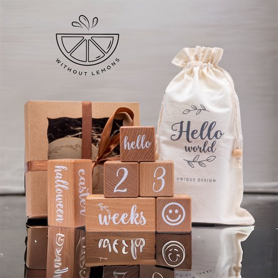 Botanical Houten Babyshower Slinger