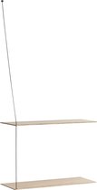 Woud Stedge wandplank eiken naturel 60 cm design Leonard Aldenhoff