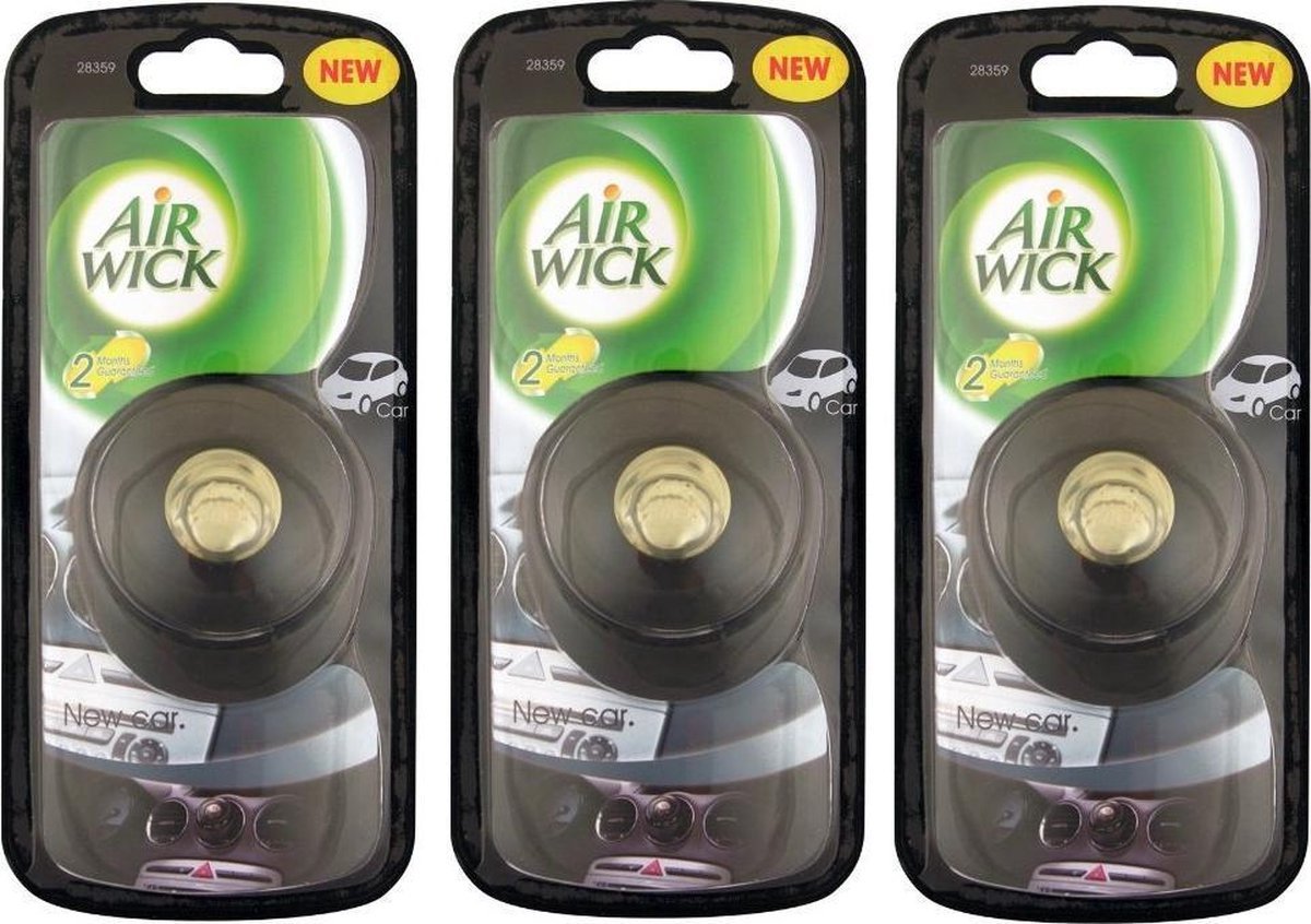 Air Wick Luchtverfrisser Auto Neutra - 3 x 6 ml - Auto accessoires - Auto parfum
