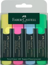 marqueur de texte Faber Castell 48 pochette 4 pièces FC-154804