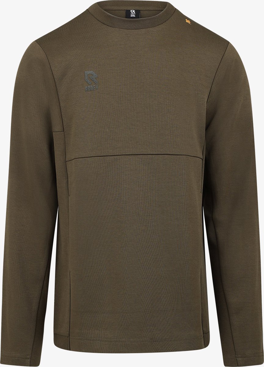 Robey Off Pitch Sweater Heren - Olijf | Maat: S