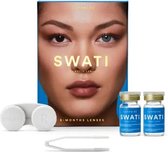 Swati - Coloured Contact Lenses 6 Months - Sapphire - makeup - 6 Maanden