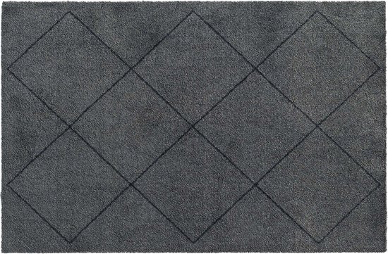 MD Entree - Schoonloopmat - Soft&Deco - Nordic Charcoal - 67 x 100 cm