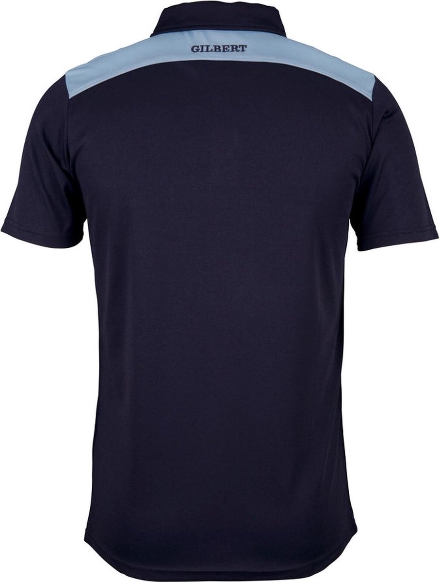 Gilbert Photon Polo Snr Donker Navy / Sky - 2 Extra Large