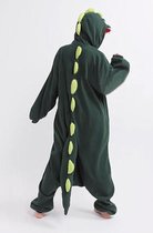 Leuke Onesie - Groene Draak - Verkleedkleding - Volwassenen & Kinderen - S (150-156 cm)