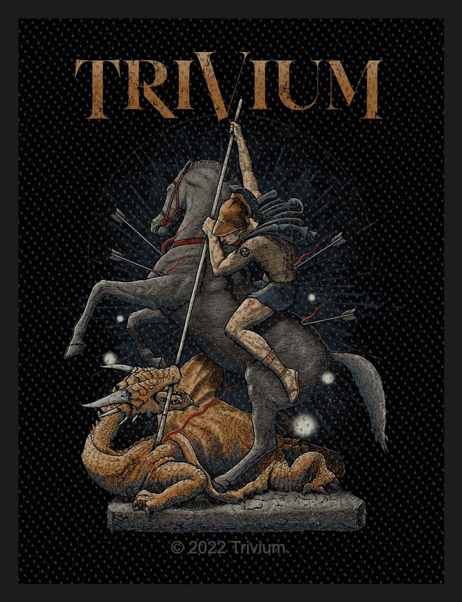 Trivium In The Court Of The Dragon Unisex Patch - meerkleurig - Standard