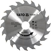 Lame de scie circulaire YATO Ø190 mm - 20T - diamètre intérieur 30 mm